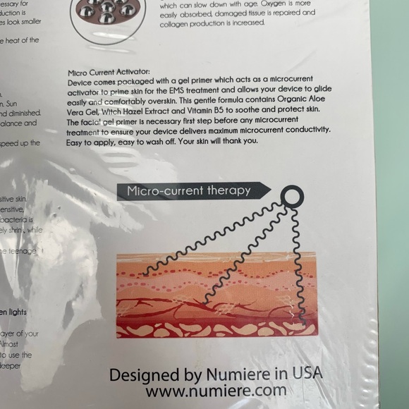 NIB! Numiere Time Keeper Plus! Anti-Aging LED, EMS Device & Gel - Picture 7 of 16